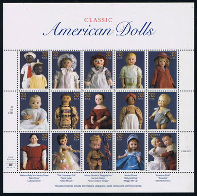 # 3151 (1997) Dolls - Pane, P44444, MNH