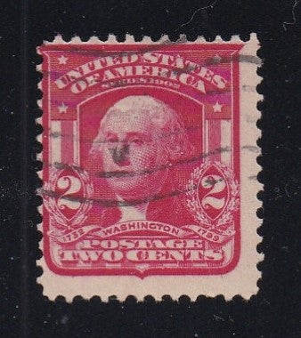 # 319 (1903) Washington, Type I, red - Sgl, Used [3]