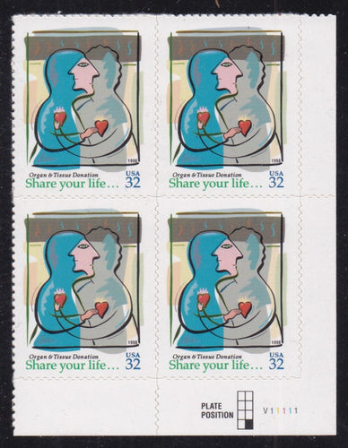 # 3227 (1998) Organ & Tissue Donation - PB, LR #V11111, MNH