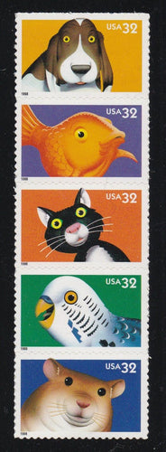 # 3230-34 (1998) Bright Eyes - Strip/5, MNH