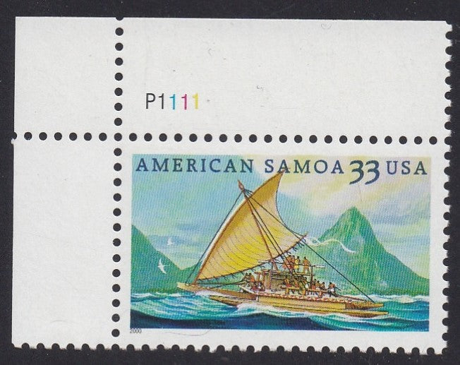 # 3389 (2000) Samoa - Plt sgl, UL #P1111, MNH