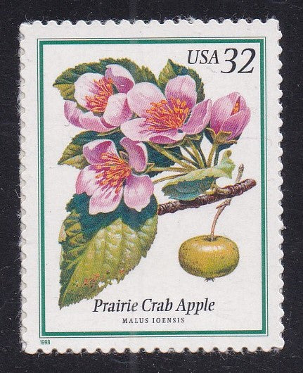 # 3196 (1998) Prarie Crab Apple - Sgl, MNH