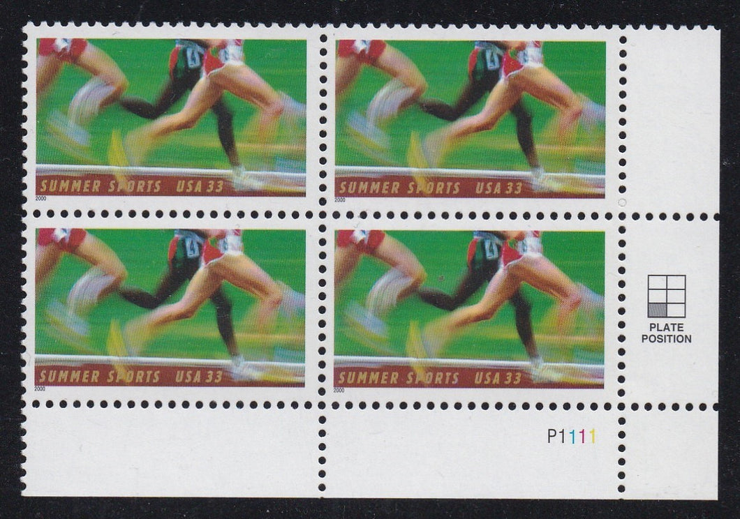 # 3397 (2000) Summer Sports - PB, LR #P1111, MNH