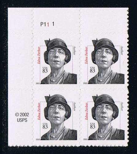 # 3434 (2003) Edna Ferber, DC 11.25 - PB, UL #P11-1, MNH