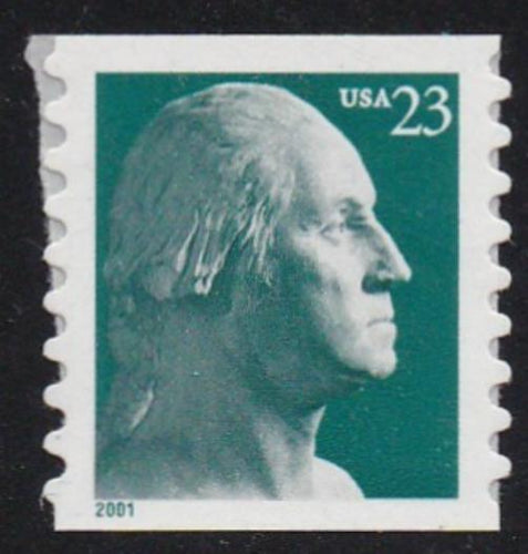 # 3475A (2001) Washington - Coil sgl, XF MNH