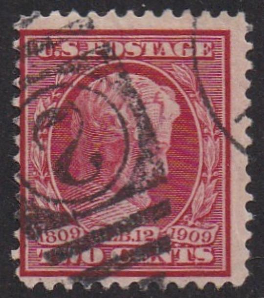 # 367 (1909) Lincoln - Sgl, Used