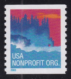 # 3775 (2003) Sea Coast, blue 2003 year date - Coil sgl, XF MNH