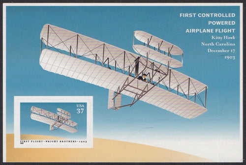 # 3783c (2003) Wright Brothers - Half Pane, MNH