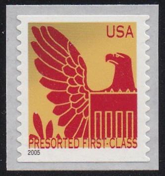 # 3793d (2005) Eagle - Coil sgl, MNH