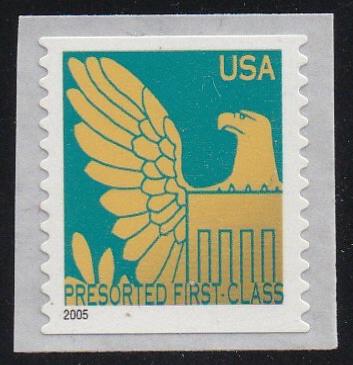 # 3798d (2005) Eagle - Coil sgl, MNH