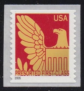 # 3800d (2005) Eagle - Coil sgl, MNH