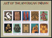 # 3873 (2004) American Indian Art - Pane, MNH