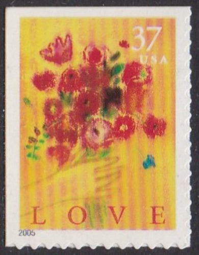 # 3898 (2005) Love Bouquet - Bklt sgl, MNH