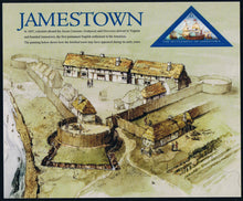 # 4136 (2007) Jamestown Settlement - Pane, MNH - AT FACE