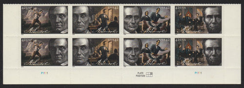 # 4380-83 (2009) Lincoln - PB/8, B #P1111, MNH