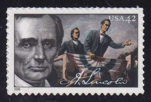 # 4382 (2009) Lincoln the Politician - Sgl, MNH