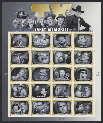 # 4414 (2009) TV Memories - Pane, MNH