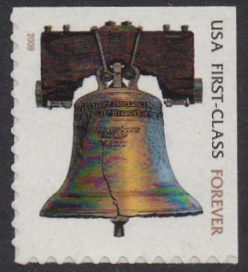 # 4437 (2010) Liberty Bell, 2009, Med print - Bklt sgl, MNH