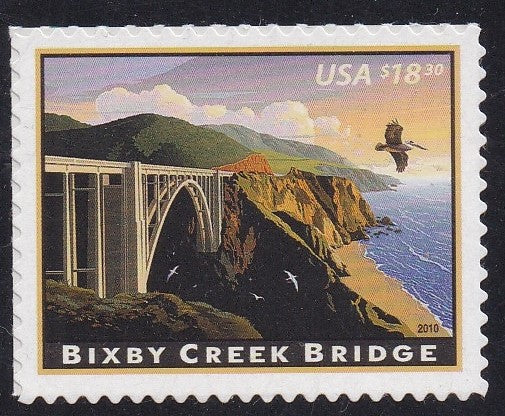 # 4439 (2010) Bixby Bridge - Sgl, MNH