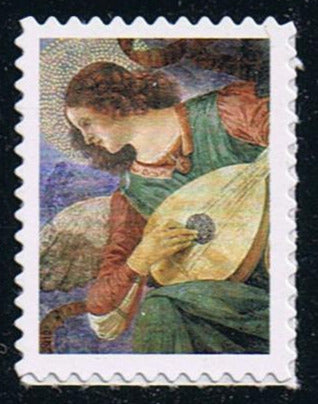 # 4477 (2010) Angel with Lute - Sgl, MNH