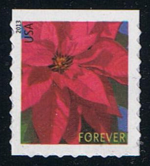 # 4821 (2013) Poinsettia (ATM) - Bklt sgl, MNH