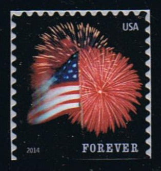 # 4855 (2014) Flag, Star Spangled Banner (APU) - Bklt sgl, MNH