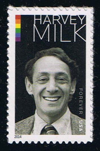 # 4906 (2014) Harvey Milk - Sgl, MNH