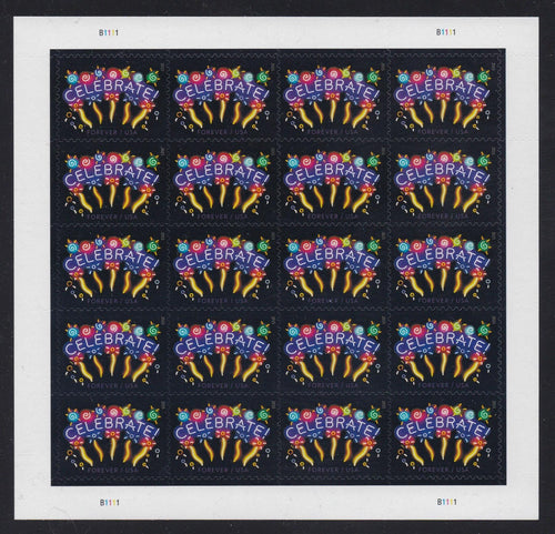 # 5019 (2015) Celebrate - Pane, MNH