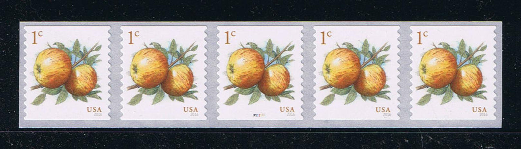 #5037 (2016) Apples - PS/5, #P111111, MNH