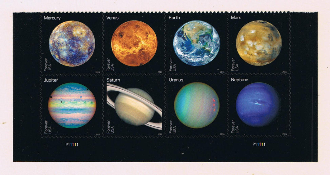 # 5069-76 (2016) Views of Planets - PB, B #P11111, MNH