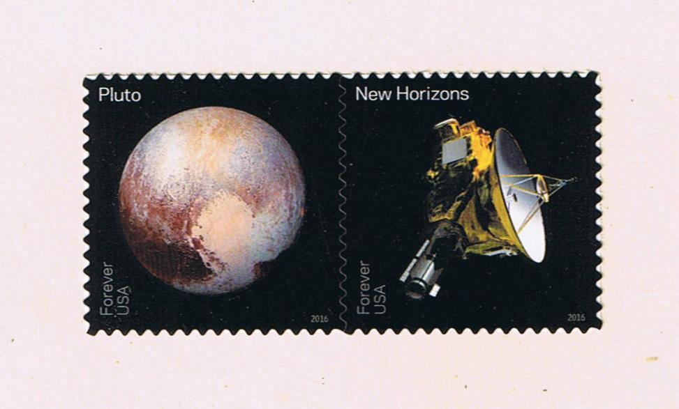 # 5077-78 (2016) Pluto Explored - Pair, MNH