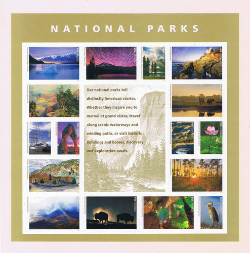 # 5080 (2016) National Parks - Pane, MNH