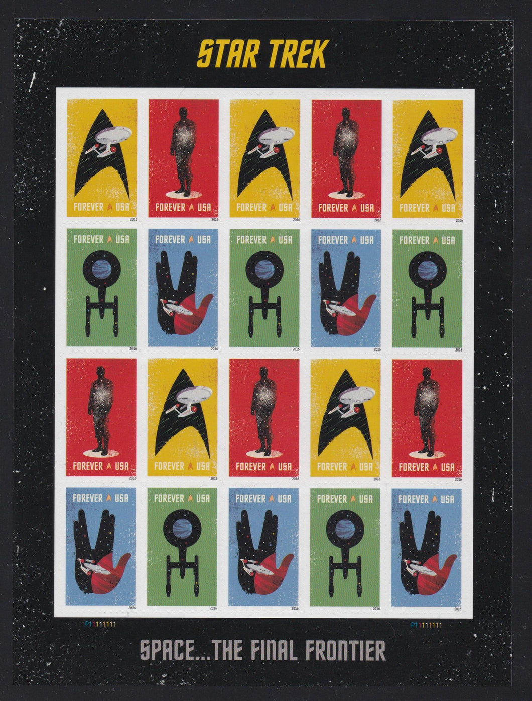 # 5132-35 (2016) Star Trek - Pane, MNH