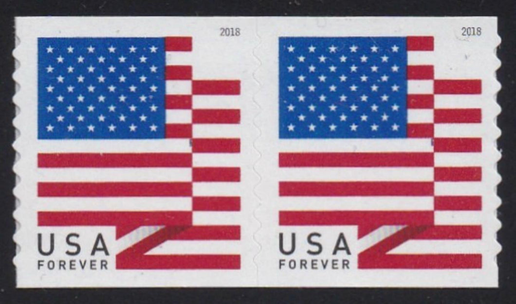 # 5260 (2018) Flag, (APU) - Coil pr, MNH