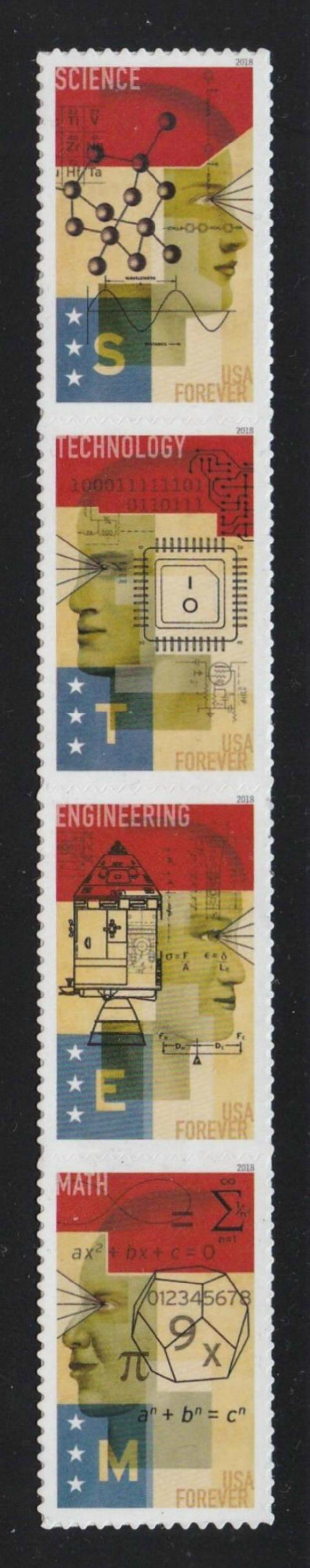 # 5276-79 (2018) STEM - Strip/4, MNH