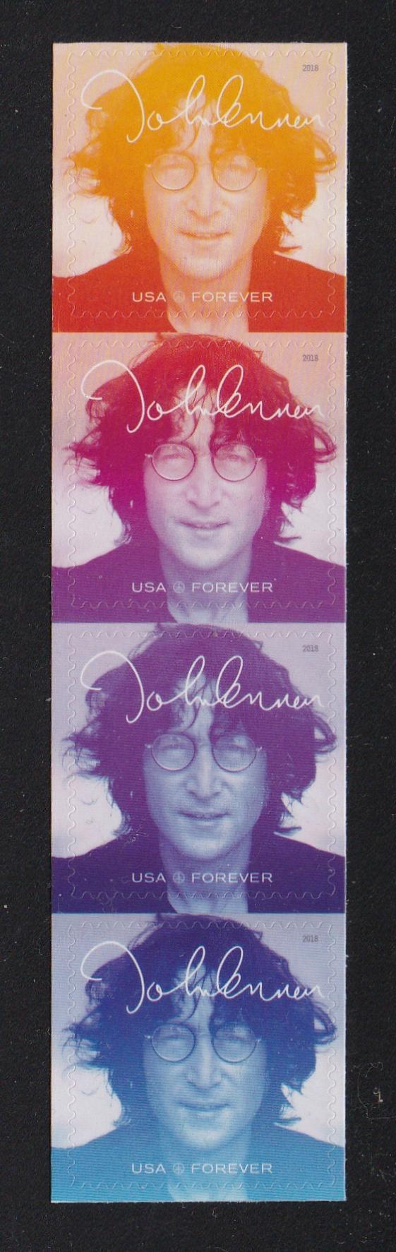 # 5312-15 (2018) John Lennon - Strip/4, MNH