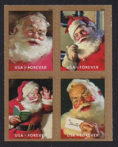 # 5332-35 (2018) Santa, Sparkling Holidays - Bklt BK/4, MNH