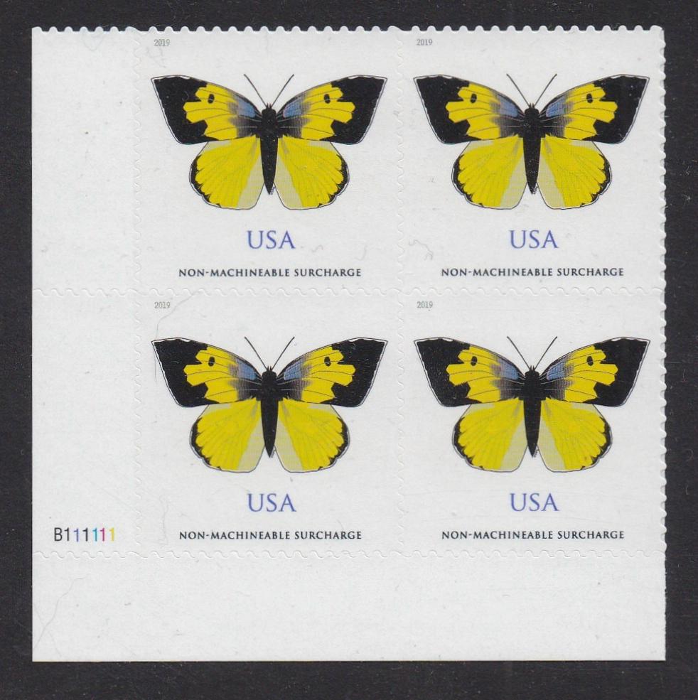 # 5346 (2019) Dogface Butterfly - PB, LL #B111111, MNH