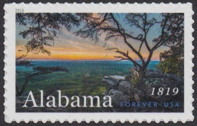 # 5360 (2019) Alabama - Sgl, MNH