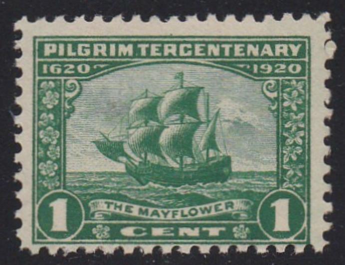 # 548 (1920) Mayflower - Sgl, F MNH [2]