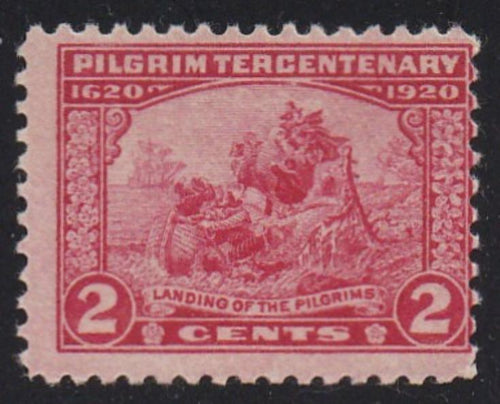 # 549 (1920) Pilgrim's Landing - Sgl, VG MNH