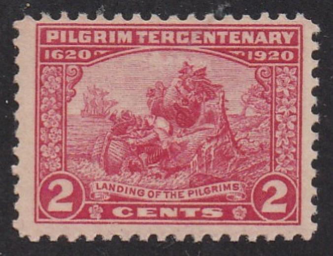 # 549 (1920) Pilgrims Issue - Sgl, FVF MNH [1]