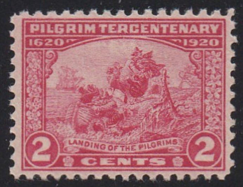 # 549 (1920) Pilgrims Landing - Sgl, VF MNH [1]