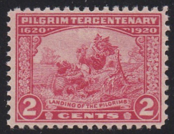 # 549 (1920) Pilgrims Landing - Sgl, VF MNH [1]