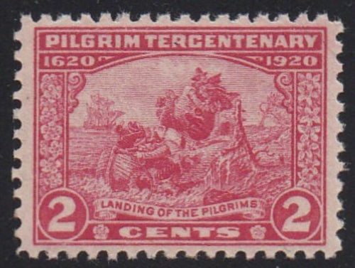 # 549 (1920) Pilgrims Landing - Sgl, VF MNH [2]