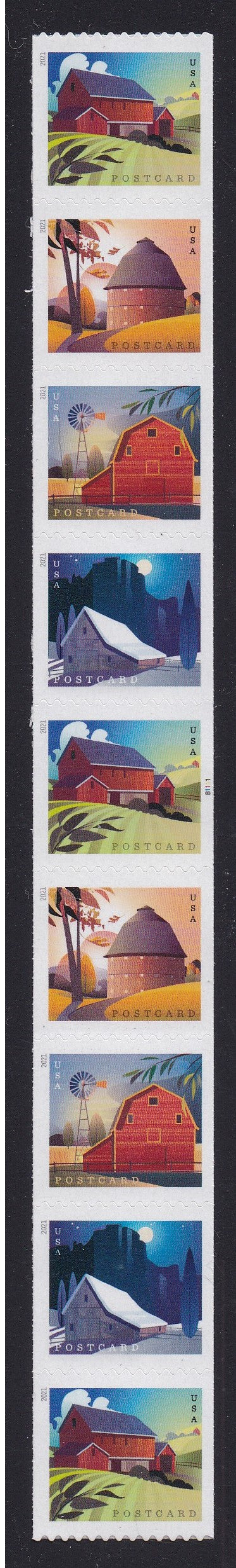 # 5550-53 (2021) Barns - PS/9, #B1111, MNH