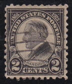 # 612 (1923) Harding - Sgl, Used