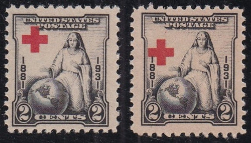 # 702 (1931) Red Cross - Sgls, Set/2, VF MNH [1]