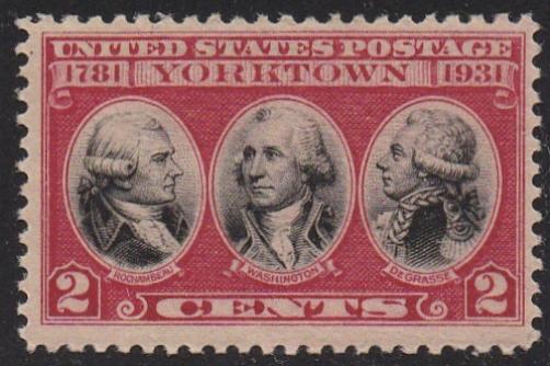 # 703 (1931) Yorktown - Sgl, FVF MNH