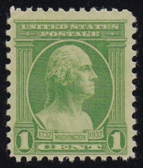 # 705 (1932) Washington Portraits - Sgl, Fine MNH